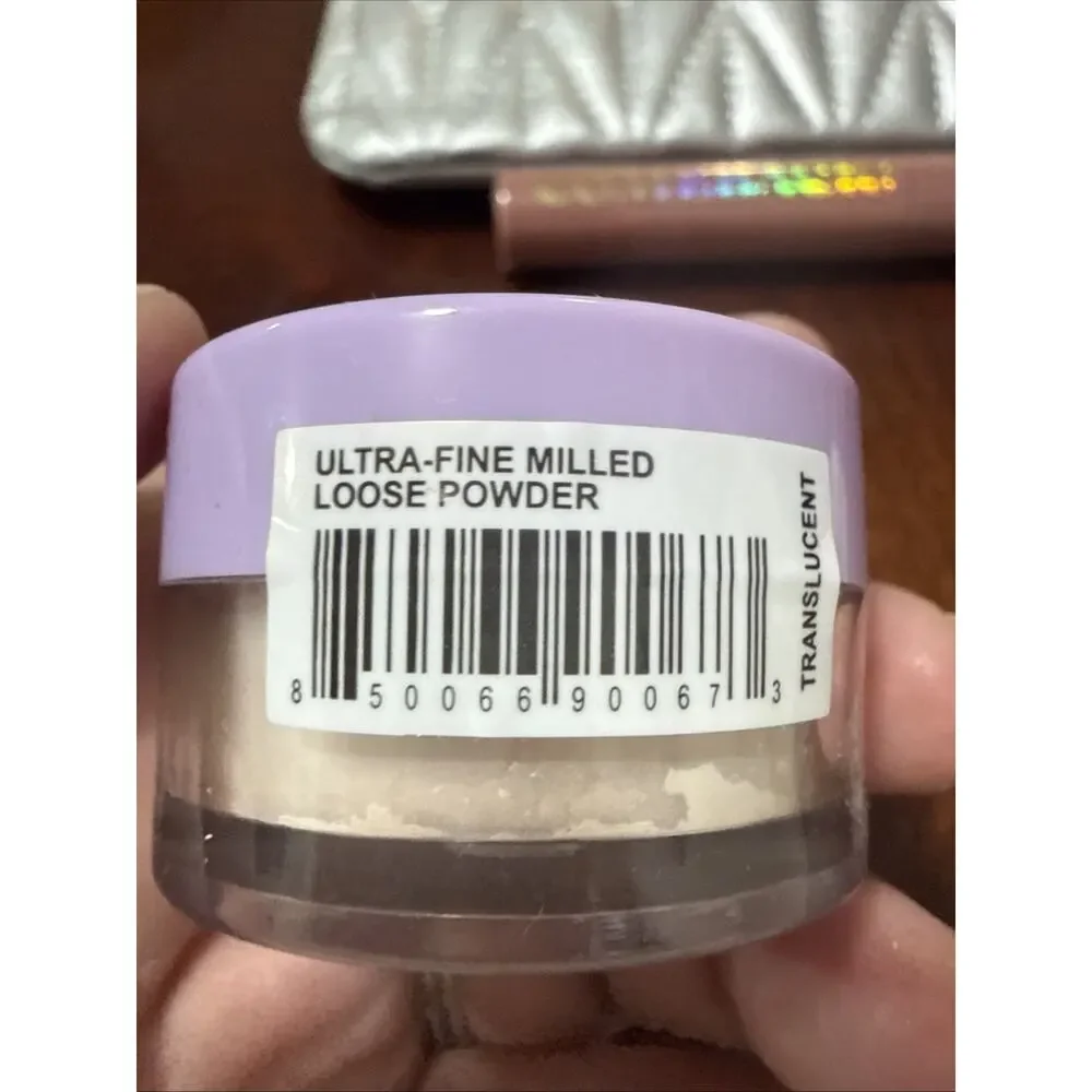 New January Ipsy Glam Bag 5 Samples Silver Quilted Lot